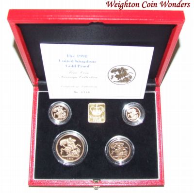 Gold Proof 4 Coin Sets